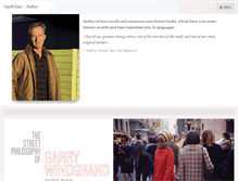 Tablet Screenshot of geoffdyer.com